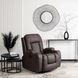 Массажное кресло MEBEL ELITE BOX экокожа Темно-коричневый