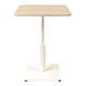 Стол Ibiza Soft light Lovko 70x70 Белый металл/дуб фотография