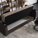 Диван MEBEL ELITE BLOOM 210 см Коричневый