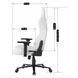 Стул офисный поворотный MEBEL ELITE APEX Белый