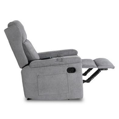 Массажное кресло реклайнер MEBEL ELITE SEBASTIAN Серый