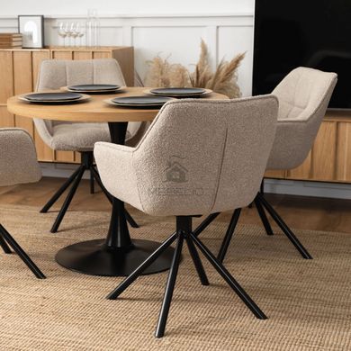 Стул поворотный MEBEL ELITE PEONY Беж