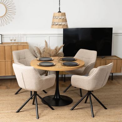 Стул поворотный MEBEL ELITE PEONY Беж