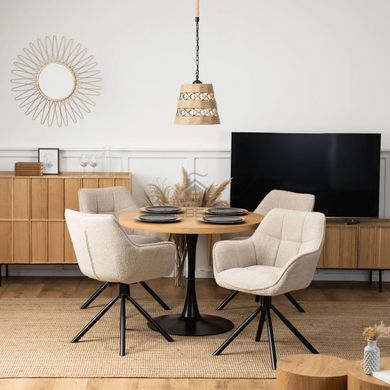 Стул поворотный MEBEL ELITE PEONY Беж
