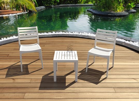 Стол для шезлонга Siesta Ocean Side Table White Onto  фотография