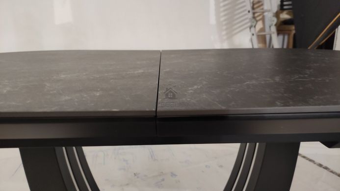 Стіл розкладний TML-865-1 VETRO 120x80 Чорний Онікс