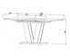 Стол раскладной TORINO B/I Intarsio 140(180)x80 кашемир РD