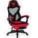 Стул офисный поворотный MEBEL ELITE BING Черный / красный