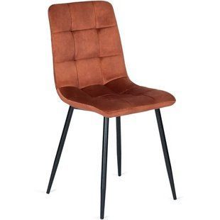 Стул бархатный MEBEL ELITE PERU Velvet, Рыжий фотография