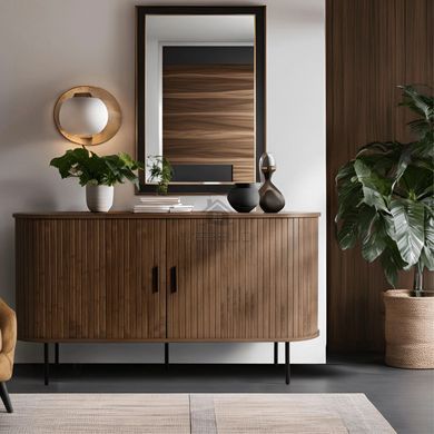 Комод MEBEL ELITE TRISH 140 Орех фотография