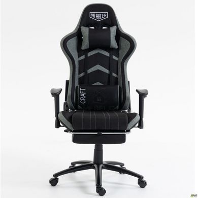 Компьютерное кресло VR Racer Textile Craft AMF Черный/серый фотография