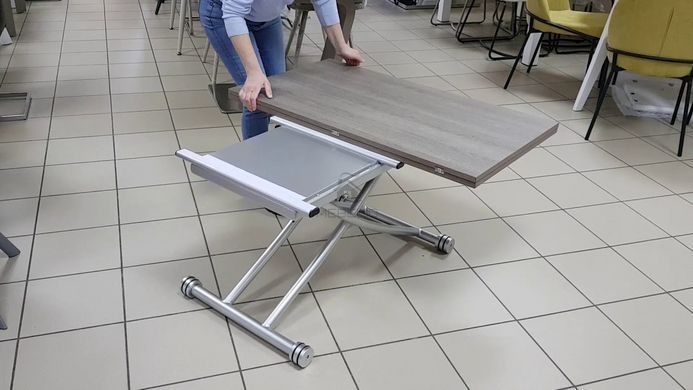 Стіл Трансформер DAOSUN DST 019 S 100-57/114 Сіро-Бежевий
