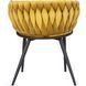 Стул бархатный MEBEL ELITE EMPOLI Velvet Горчица