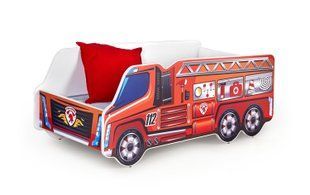 Кровать детская FIRE TRUCK Halmar 74x148 фотография