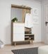Передпокій з дзеркалом Perfect Home Прімо / Primo PG110 2-дверний з 1 шухлядою Дуб рів'єра/білий
