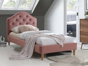 Кровать CHLOE VELVET Signal 90x200 Античная Роза фотография