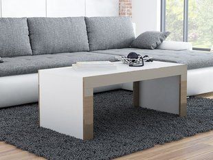 Журнальный столик TESS 120x60 Cama Белый Мат / Латте Глянец