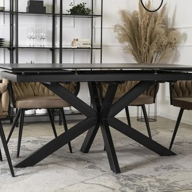 Стол раскладной MEBEL ELITE BRUNO 160(240)х90 см Черный