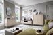 Стол туалетный Perfect Home Моно/Mono с 2 ящиками и черными ножками MT104 Кашемир