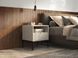 Тумба приліжкова Perfect Home Нова / Nova з 1 шухлядою і чорними ніжками S54 Кашемір