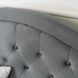 Кровать бархатная MEBEL ELITE APOLLO Velvet 120x200см Серый