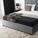 Кровать бархатная MEBEL ELITE APOLLO Velvet 120x200см Серый