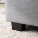 Кровать бархатная MEBEL ELITE APOLLO Velvet 120x200см Серый