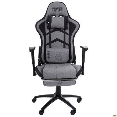 Компьютерное кресло VR Racer Textile Craft AMF серый/черный фотография