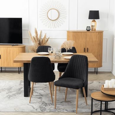 Стул MEBEL ELITE TORINO, ткань Черный