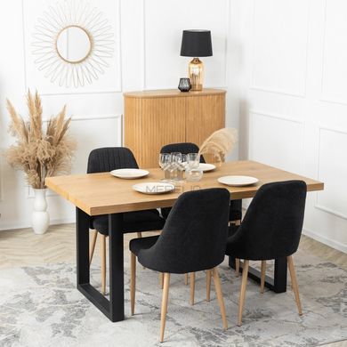Стул MEBEL ELITE TORINO, ткань Черный