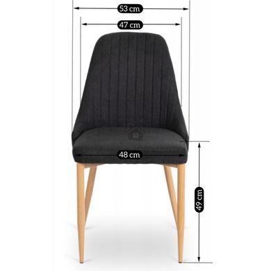 Стул MEBEL ELITE TORINO, ткань Черный