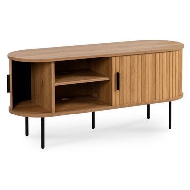 ТВ Тумба MEBEL ELITE TRISH 120 Дуб фотографія