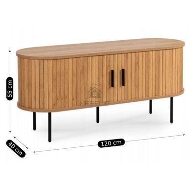 ТВ Тумба MEBEL ELITE TRISH 120 Дуб фотографія