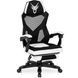 Стул офисный поворотный MEBEL ELITE BING Белый / черный