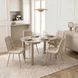 Стол раскладной круглый MEBEL ELITE HARRY 102(142)х102 см Кашемир