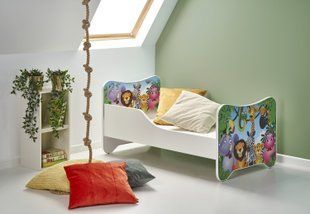 Кровать детская HAPPY JUNGLE Halmar 76x145 фотография