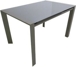 Стол раскладной DAOSUN RF 1055 ADT 120(180)x80 Серо-Бежевый Сатин фотография