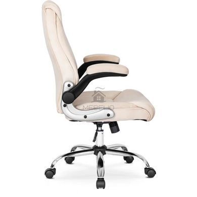Стул офисный поворотный бархатный MEBEL ELITE SORIN 2 Velvet Бежевый фотография