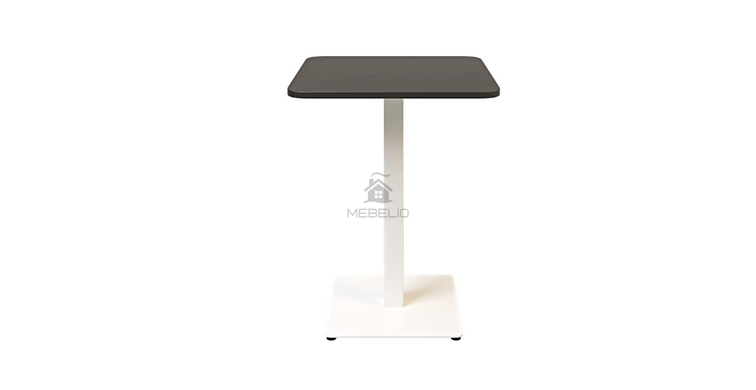 Стіл TETRA LIGHT Lovko 60x60 Чорний/Білий