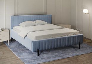 Ліжко (з основою під матрац) Perfect Home Вельвет / Velvet 180x200 з м'яким ізголів'ям двоспальне
