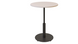 Стол Ibiza R light Lovko 60x60 Черный металл/кашемир фотография