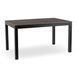Стол Раскладной обеденный ARGOS MEBEL ELITE 140(180)х90 Темно-серый дуб/черный