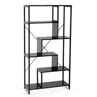 Стеллаж MEBEL ELITE AKRIS черный фотография