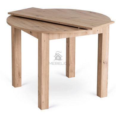 Стол раскладной круглый MEBEL ELITE HARRY 92(132)х92 см Дуб Артизан фотография