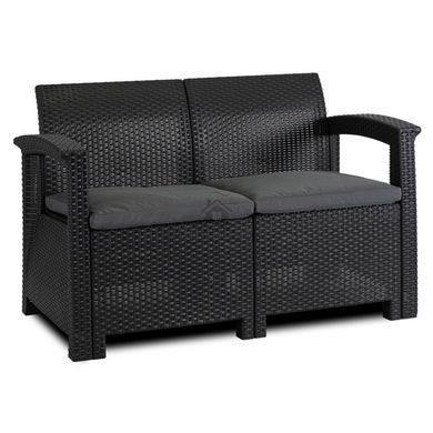Комплект садовой мебели MEBEL ELITE COLUMBIA Черный
