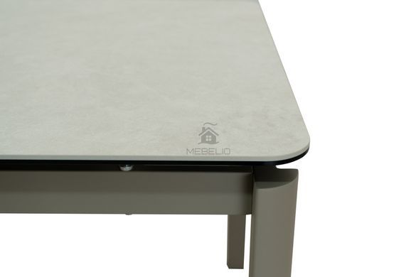 Керамический стол Тревизо TML-1350 140(200)x90 Vetro сахара + бежевый фотография