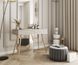 Стіл туалетний Perfect Home Оро / Oro з 2 шухлядами і золотими ніжками T102 MDF Бежевий