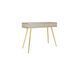 Стіл туалетний Perfect Home Оро / Oro з 2 шухлядами і золотими ніжками T102 MDF Бежевий
