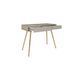 Стіл туалетний Perfect Home Оро / Oro з 2 шухлядами і золотими ніжками T102 MDF Бежевий
