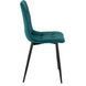 Стілець оксамитовий MEBEL ELITE PERU Velvet, Бірюзовий